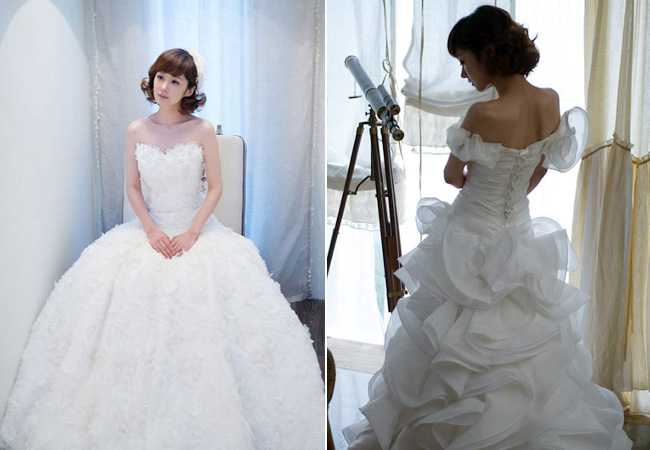 Jang Na Ra chia sẻ cảm xúc khi thực hiện bộ ảnh này: “Tôi thực sự vui khi trở thành Cô dâu tháng 10 chỉ trong một ngày”.
